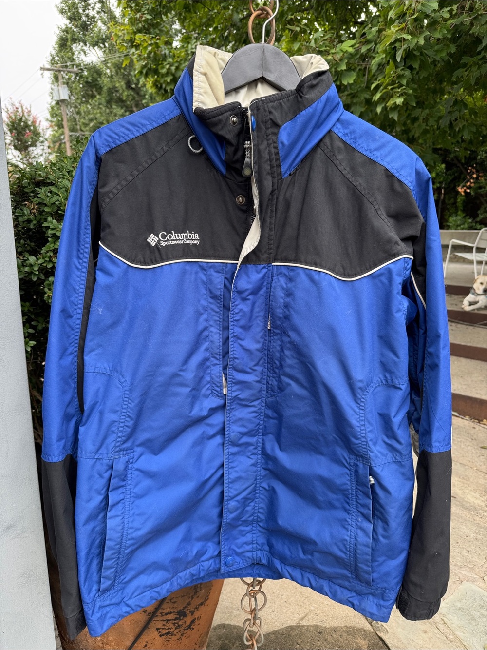 Columbia Men’s M Ski Jacket Blue and Black
